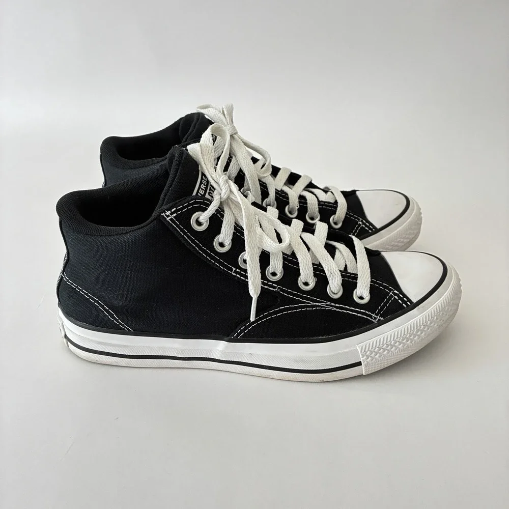 Converse Chuck Taylor All Star Malden Street Mid Canvas Sneakers Black Men's 7